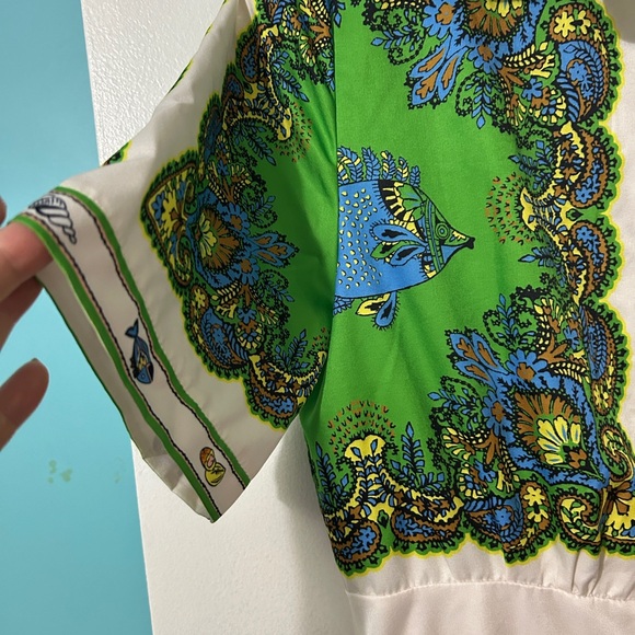 Colorful Paisley Print Midi Dress - Picture 10 of 11